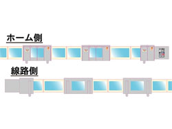 ホームドア 6本組(小窓あり・20mm級4ドア車用) [2582]