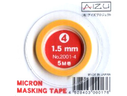 ミクロンマスキングテープ 1.5mm 5m巻 [AIZ-4](2001-4)