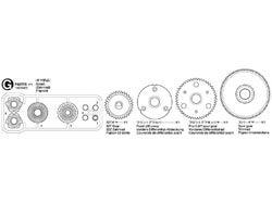 パジェロ CC01 Gパーツ(ギヤ部品) ※アフターパーツ※ [19005422]