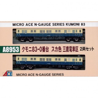 クモニ83-0番台 スカ色 三鷹電車区 2両セット [A8953]]