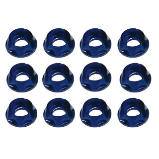 キャップビス用アルミM4皿ワッシャー ヘリ用 濃ブルー [SGE-116BY]