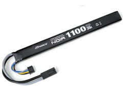 Noir LiPo 11.1V 1100mAh 30C カスタムガン用 AK対応ロングタイプ [GFG909]