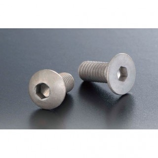 AXON Matte Alu Screw(Flat Head 3mm×8mm 10pic) [NA-F3-082]]