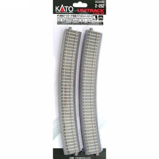 PC曲線アプローチ線路 R790mm-22.5°(2pcs) [2-252]