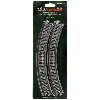 単線高架曲線線路 R315-45° <R315-45V>(2pcs) [20-520]