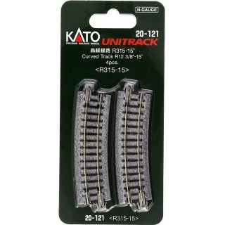 曲線線路 R315-15° <R315-15>(4pcs) [20-121]