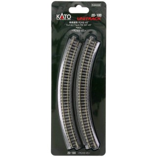曲線線路 R249-45° <R249-45>(4pcs) [20-100]