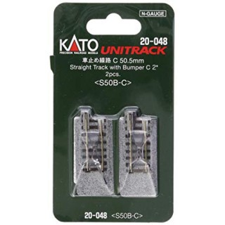車止め線路C 50.5mm <S50B-C>(2pcs) [20-048]
