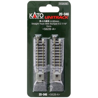 車止め線路A 62mm <S62B-A>(2pcs) [20-046]