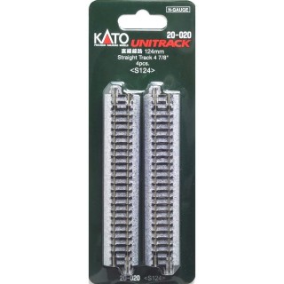 直線線路 124mm ＜S124＞(4pcs) [20-020]]