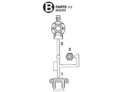 スーパーファイターG(DT-02,03) B部品 ※アフターパーツ※ [10004252]