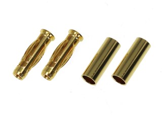 ヨーロピアンコネクターA 4.0mm(オス2pcs・メス2pcs) [EG-2705]