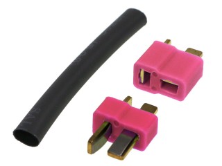 トップレーシング 2Pコネクター(オス1pcs/メス1pcs)(PI) [EG-2709LP-PI]