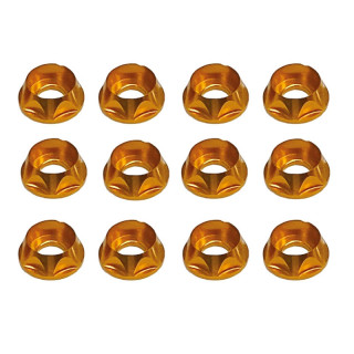 キャップビス用アルミM4皿ワッシャー ヘリ用 ゴールド [SGE-116G]