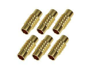 ヨーロピアンコネクターD 4.0mm(メス ヒートシンク付 6pcs) [EG-2880]