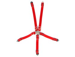 1/10RC用アクセサリー セーフティベルト レッド [YA-0558RD]