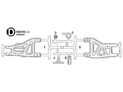 DT-02,03 Dパーツ(1枚) ※アフターパーツ※ [10004254]