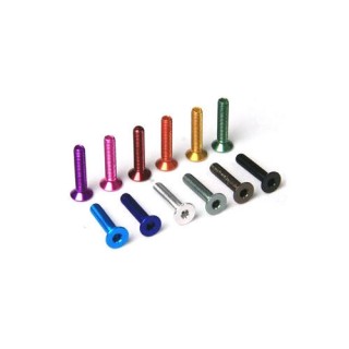 ジュラルミンヘックス皿ビス M3×15mm 5個 オレンジ [R31M068OR]