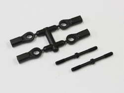 ステアリングロッドセット(4×46mm/2pcs/MP9) [IF332BK]