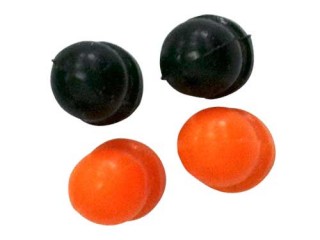 シリコンラバークッション(4個入り)(ブラック/オレンジ)(nano-Q) [WE0010]