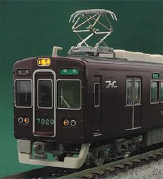 阪急7000/7300系(旧塗装) 先頭車2両セット(動力無し) [30142]