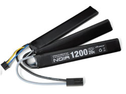 Noir LiPo 11.1V 1200mAh カスタムガン用サドルパック [GFG905]