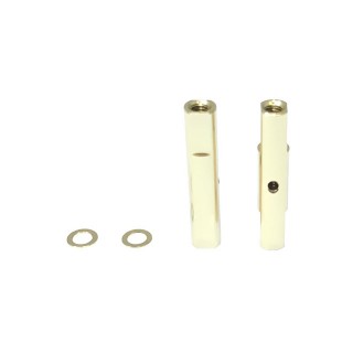 アルミポストセット 25L(ゴールド) 0.5tカラー付 2個入 [SGE-5025G]
