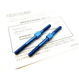 アルミターンバックルセット M3×40mm(ヨコモブルー) 2本入 [HS-48551]