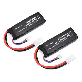 FIRST SHOT 7.4V1800mAh20C ミニS(2本入) [GFG992]]