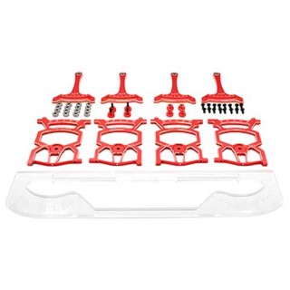 セットアップシステムVer2 レッド 1/10オンロード用 [YT-0140RD]