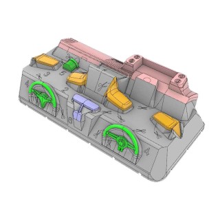 PANDEM AE86 内装パーツ(デカール付き) [AD-RB1-P]]