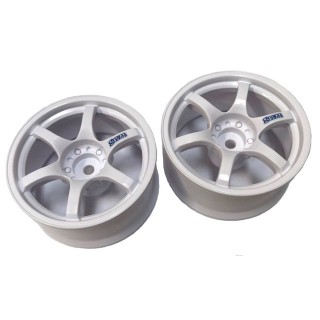 RAYS gram LIGHTS 57D Sports トラクションタイプ offset 6 ホワイト 2個入 [LWT-0406WH]]