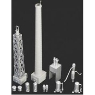 着色済み 工場付属設備(C) 組立キット [2606]