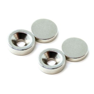 ライトウエイトマグネットセット Φ10x3mm(2pcs) /Φ10x2mm(2pcs) [0037-09]]