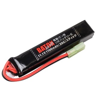 BATON リポ11.1V1100mAh20Cショートスティック [BAS-97023]]