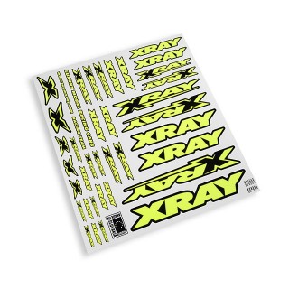 XRAY ボディデカール ネオンイエロー [397315#]]