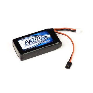 IMPACT Li-Fe バッテリー2300mAh/6.6V 4C Futaba 4PK 送信機用 [MLE-2300FD]]