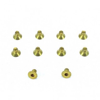 真鍮M3x5mm ヘックス皿ビス 10pcs [BBS-305]]