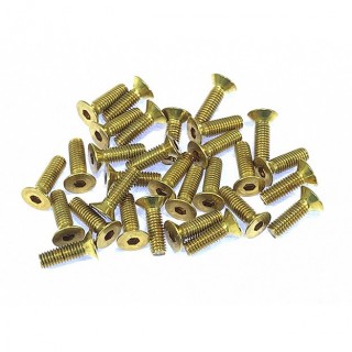 真鍮M3x10mm ヘックス皿ビス 30pcs [BBS-3310]]