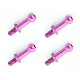 ジュラルミンφ4.8ピロボール(4個) L=10mm×N=6mm パープル [WP-0100]