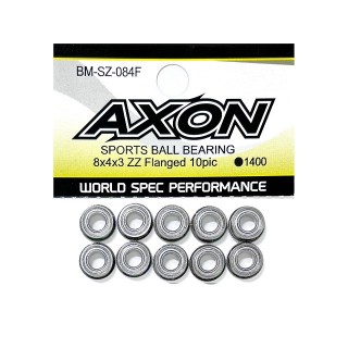 SPORTS BALL BEARING 8x4x3 ZZ Flanged 10pic [BM-SZ-084F]]