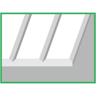 【アウトレット品】 エバーグリーン プラシート Vグルーブ 0.5 厚 1.0 幅 [70EG2040]]]