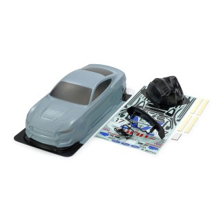 1/10RC フォードマスタングGT4 塗装済ボディセット(コルサグレイ) [47485]]