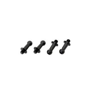 ジュラルミンφ4.3ピロボール(4個) L=8mm×N=3mm ブラック [WP-0049]