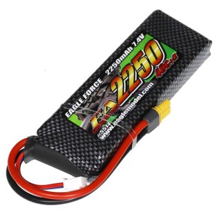 EA2250 7.4V40C+α Li-Poバトルパック ミニSタイプ次世代コネクター付 [EG-5514NE]