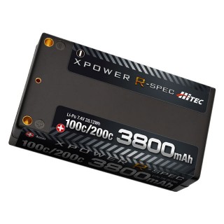 XPOWER R-SPEC LiPo7.4V3800mAh100C [XPR3800S-B]]