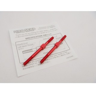 アルミターンバックルセット 3×45mm(Red) 2本入 [HS-48831]