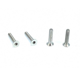 切削64チタンヘックス皿ビス M2x10mm 4pcs [SCT-210]]