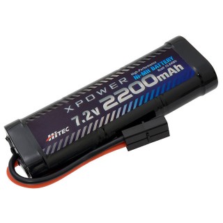 XPOWER Ni-MH 7.2V 2200mAh タミヤタイプコネクター [XP2200-NT-B]]