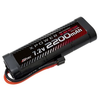 XPOWER Ni-MH 7.2V 2200mAh T型 ディーンズコネクター [XP2200-ND-B]]